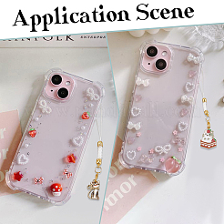 16 шт. 8 стильных эмалевых мобильных ремешков из сплава Cat&nbsp;HJEW-SC00125