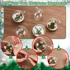 Стеклянные елочные шары подвесные украшения&nbsp;AJEW-WH0567-60