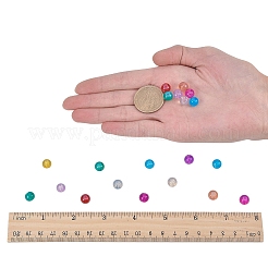 Выпечка окрашенные стеклянные бусины&nbsp;DGLA-PH0002-03