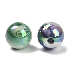 Двухцветные акриловые бусины с УФ-покрытием&nbsp;SACR-R001-14A