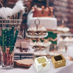 10 шт. квадратная коробка для выпечки&nbsp;CON-YW0001-95A