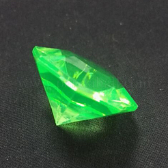 Акриловый горный хрусталь обратил назад кабошоны&nbsp;LS-GACR-WH0001-01F