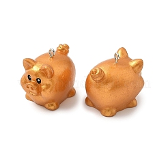 Подвески из непрозрачной смолы&nbsp;RESI-C060-02