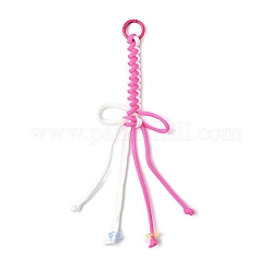 6 шт. 6-цветный полиэстеровый шнур для вязания бантов&nbsp;HJEW-JM04337