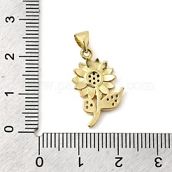 Латунные микро проложить кубического циркония подвески&nbsp;KK-I360-074G