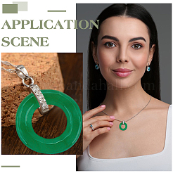 50 шт. подвески из натурального нефрита&nbsp;G-ME0001-27