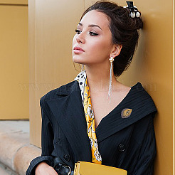 32 шт. 16 стиля полиэстеровая вышитая ткань самоклеящиеся нашивки с павлиньими перьями DIY-PJ0001-26