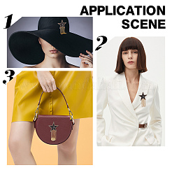 4 шт. 4 стильных сверкающих стразовых нашивки для утюжков&nbsp;DIY-GF0005-21