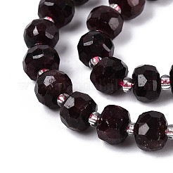 Гранат природный бисер нитей&nbsp;G-N327-08A-03