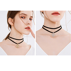 20 шт. 2-цветные подвески из нержавеющей стали 304 с вакуумным покрытием PVD&nbsp;STAS-DC0013-40