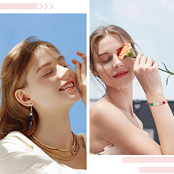 350 шт. 7-цветные синтетические немагнитные гематитовые бусины&nbsp;G-SC0003-64