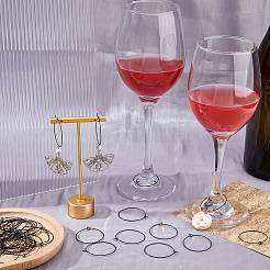 50 шт. серьги-кольца из нержавеющей стали 304&nbsp;EJEW-HS0001-12C