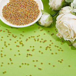 2000шт латунные обжимные бусины&nbsp;KK-ME0003-33G