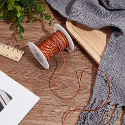 Круглый шнур из воловьей кожи длиной 20 метр.&nbsp;WL-WH0015-01A-01