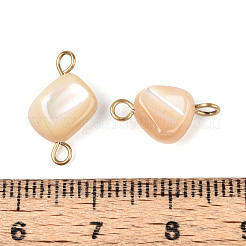 Подвески-соединители из натуральных ракушек&nbsp;STAS-D378-22G