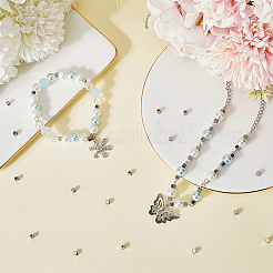 200 шт. бусины из нержавеющей стали марки 304&nbsp;STAS-BBC0004-27