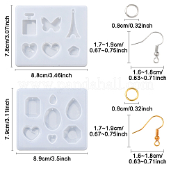 Наборы для изготовления сережек с подвесками своими руками&nbsp;DIY-FS0008-24
