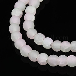 Стеклянные бусины кракле&nbsp;GLAA-N009-4mm-01