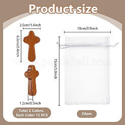 Сосновые крестовые украшения&nbsp;DJEW-PH0001-64