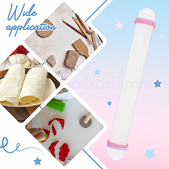 Пластиковая скалка&nbsp;AJEW-WH0348-403A