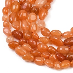 Естественно авантюрин бисер пряди&nbsp;G-K395-B05-01