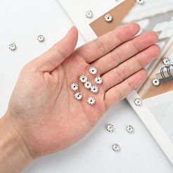 Железа горный хрусталь разделительные бусинки&nbsp;X-RB-A008-8MM-S