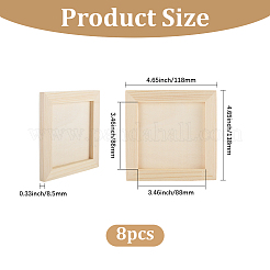 DIY детская деревянная отделка глиняная рамка для фотографий&nbsp;WOOD-WH20008-07E