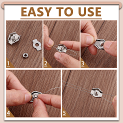 30 шт. зажим для троса из нержавеющей стали 304&nbsp;STAS-GA0002-04