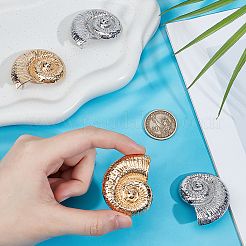 2 пара сережек-гвоздиков из цинкового сплава двух цветов&nbsp;EJEW-PH0002-05