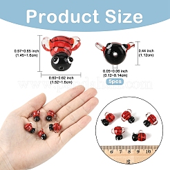 Бусины лэмпворк &nbsp;LAMP-YW0002-01A