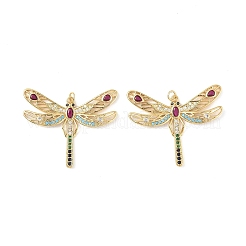 Латунные подвески из микро-паве&nbsp;KK-E068-VF349