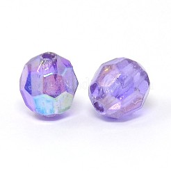 Экологичные прозрачные акриловые бусины&nbsp;TACR-PL642-8mm-A03