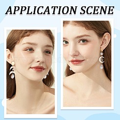 36 шт. 3 размера плоские круглые ионное покрытие (IP) 304 нержавеющая сталь гвоздики фурнитура для сережек&nbsp;STAS-SP0001-59G