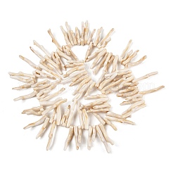 Нити бусин из непрозрачного акрила&nbsp;SACR-P033-01A