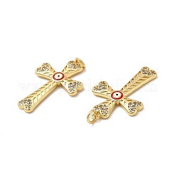 Латунные микро проложить кубического циркония подвески&nbsp;KK-E068-VB264-2