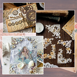 6 набор 6-х цветных бумажных наклеек с угловыми темами&nbsp;DIY-SP0005-61