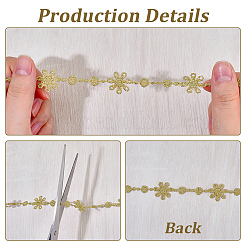 7.5 ярд полиэстеровой кружевной отделки&nbsp;SRIB-GF0001-54D