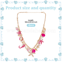 Подвесные украшения из сплава 2 шт.&nbsp;NJEW-ME0001-09A