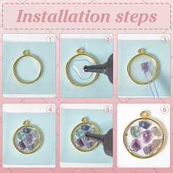 60 шт. 6-цветный набор для колец из цинкового сплава&nbsp;FIND-WR0012-06