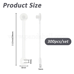 300 шт. ПП пластиковые ценники цепочки&nbsp;FIND-FH0011-69A