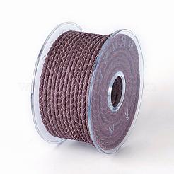 Оплетенный шнур из натуральной кожи&nbsp;WL-I004-4mm-15