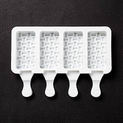 Пищевые силиконовые Молды для мороженого прямоугольной Молды «сделай сам»&nbsp;LS-DIY-D062-05B