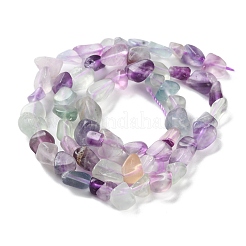 Природных красочные флюорита бисер нитей G-P497-01C-18