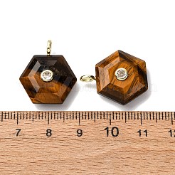 Природных тигровый глаз подвески&nbsp;G-P588-02G-08