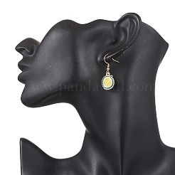 9 пара двух стилей сережек-подвесок из сплава с эмалью&nbsp;EJEW-JE06554