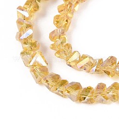 Гальванизируйте прозрачное стекло бисер нитей&nbsp;LS-GLAA-N021-4mm-23