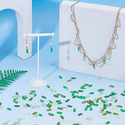 500шт 5 цвета прозрачные акриловые подвески&nbsp;TACR-DC0001-13