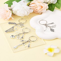 Брелок из сплава с музыкальной тематикой&nbsp;KEYC-FS00029-02