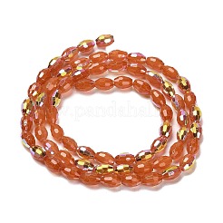 Выпечка окрашенные стеклянные бусины пряди&nbsp;DGLA-D001-02C