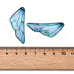 2 шт. подвески из прозрачной эпоксидной смолы&nbsp;RESI-A044-04A